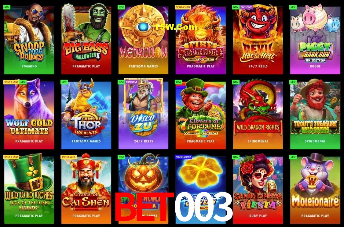 Game Providers Bet003